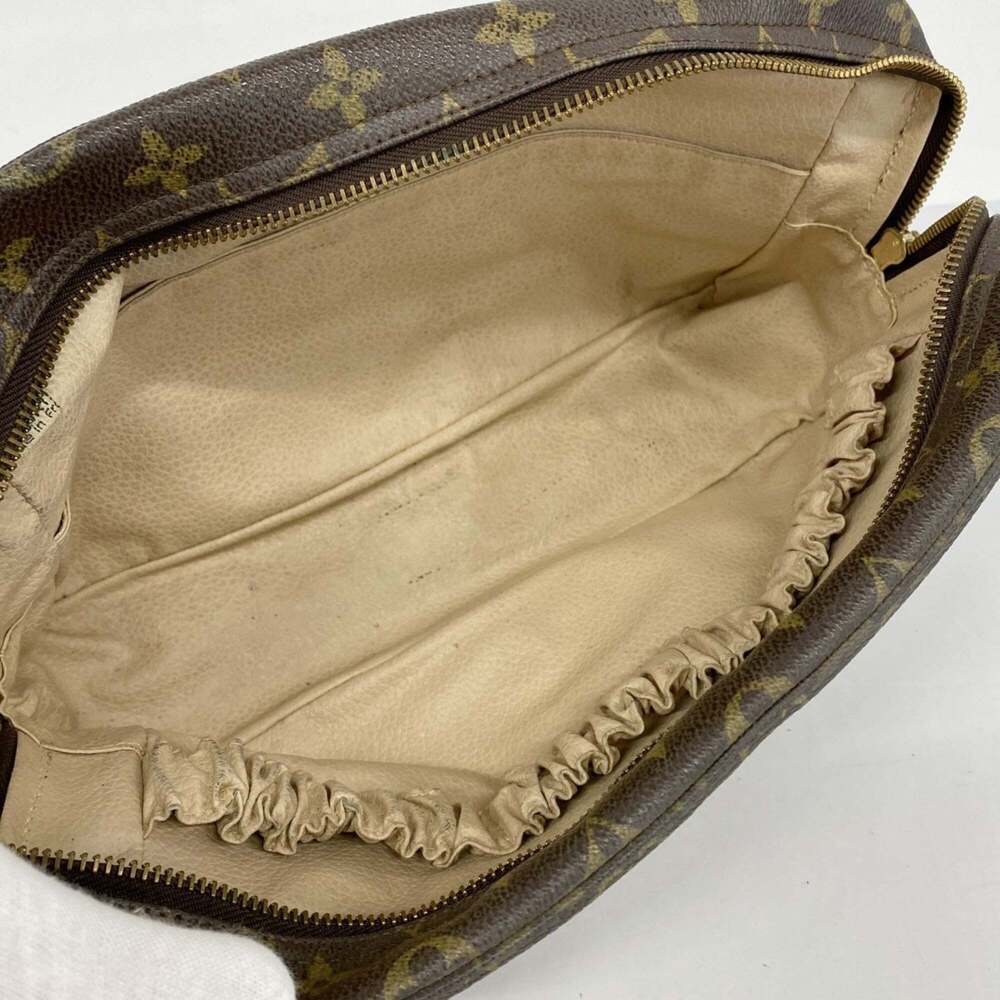 LOUIS VUITTON Brown Monogram Pouch - image 4